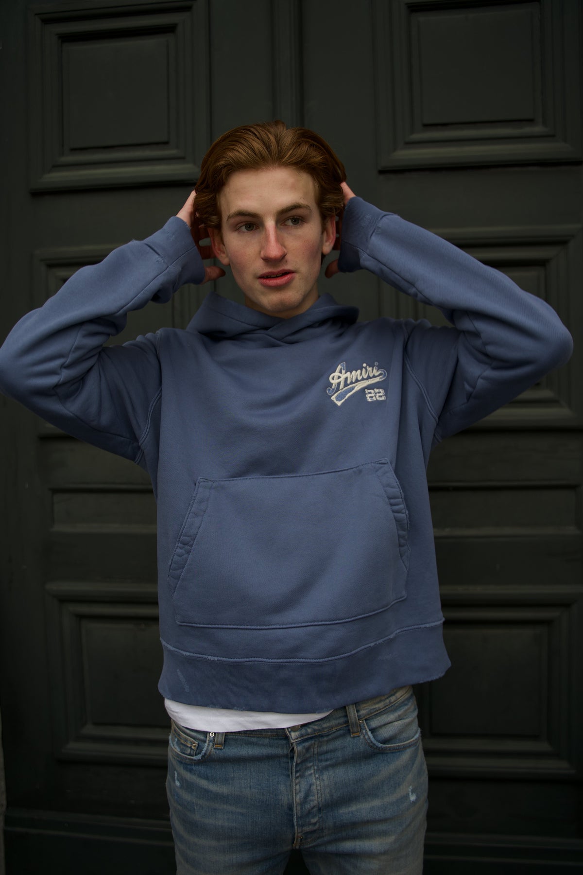 Amiri 22 Hoodie 'Bluefin'