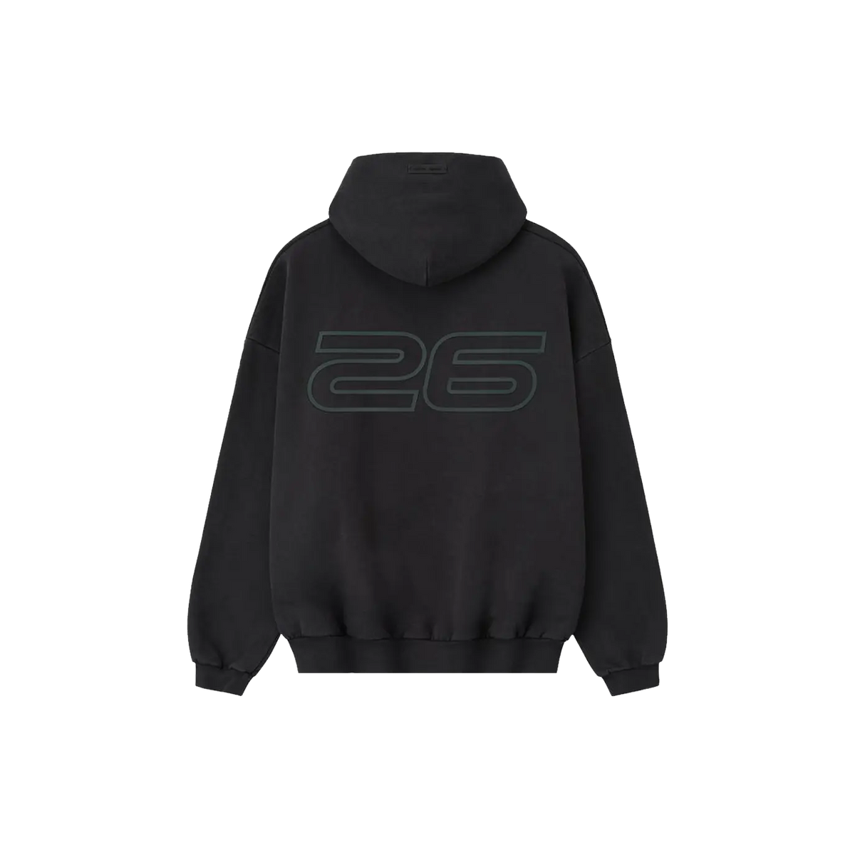 Fear of God Essentials Heavy Fleece 90s Hoodie 'Vintage Black'