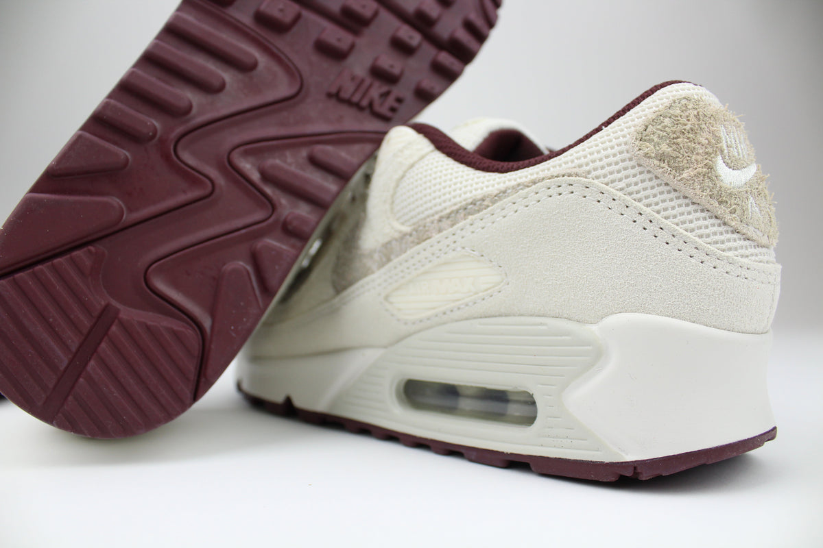 Nike Air Max 90 'Phantom & Burgundy Crush'