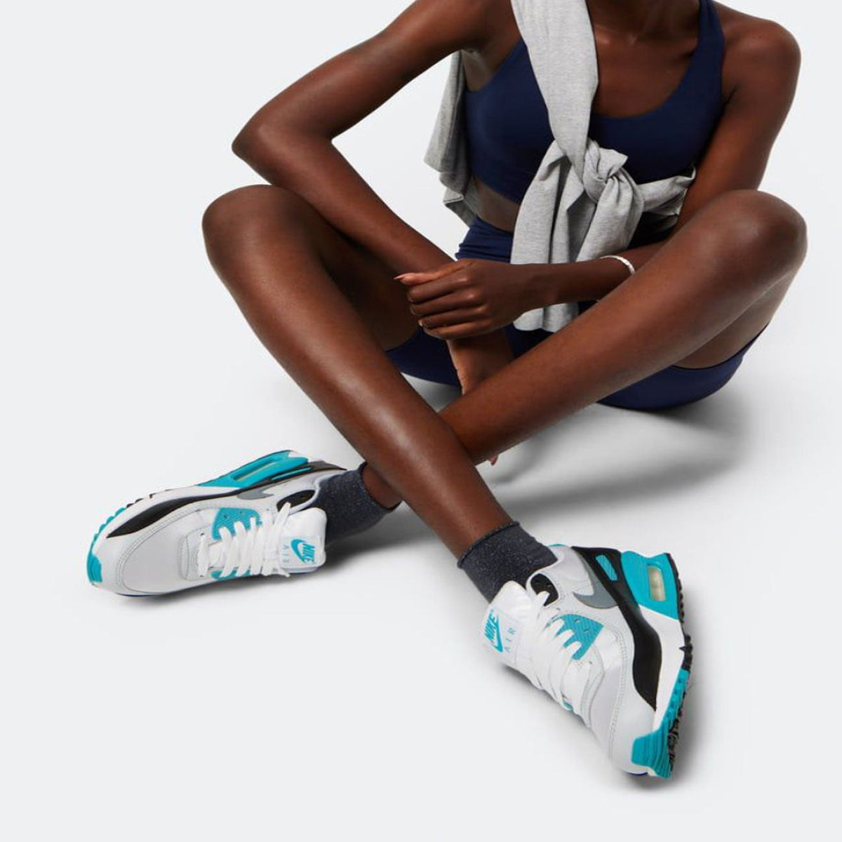 Nike Air Max 90 White Teal Nebula (W)
