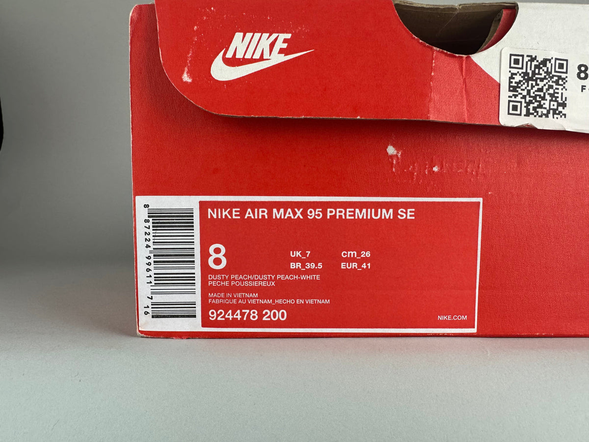 Nike Air Max 95 Premium SE 'Dusty Peach' - Size 41 (ARCHIVE)