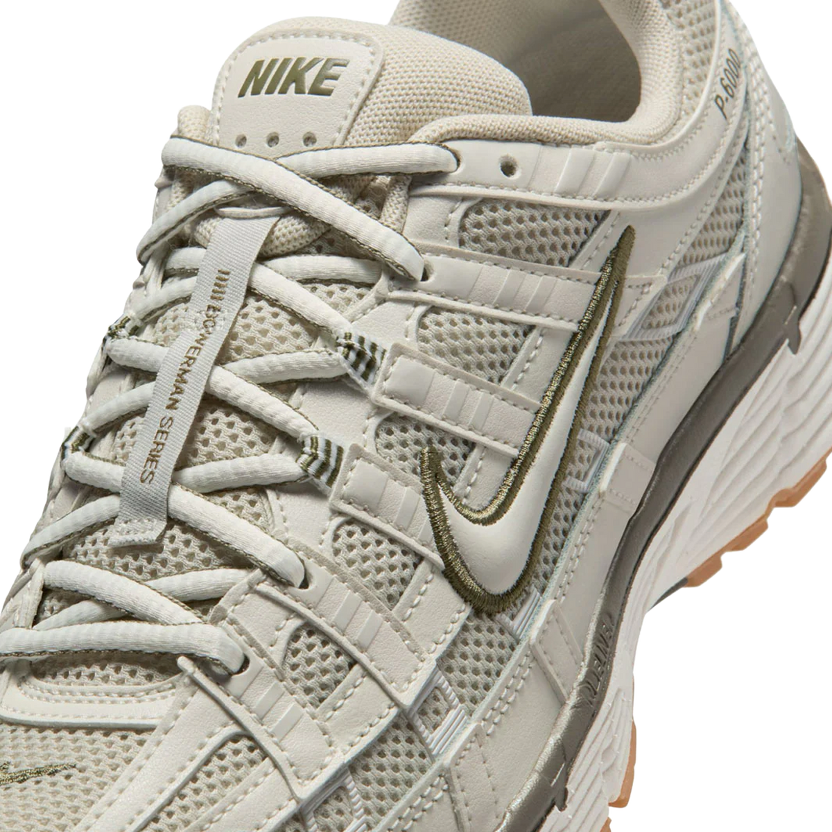 Nike P-6000 Light Bone Medium Olive Gum'