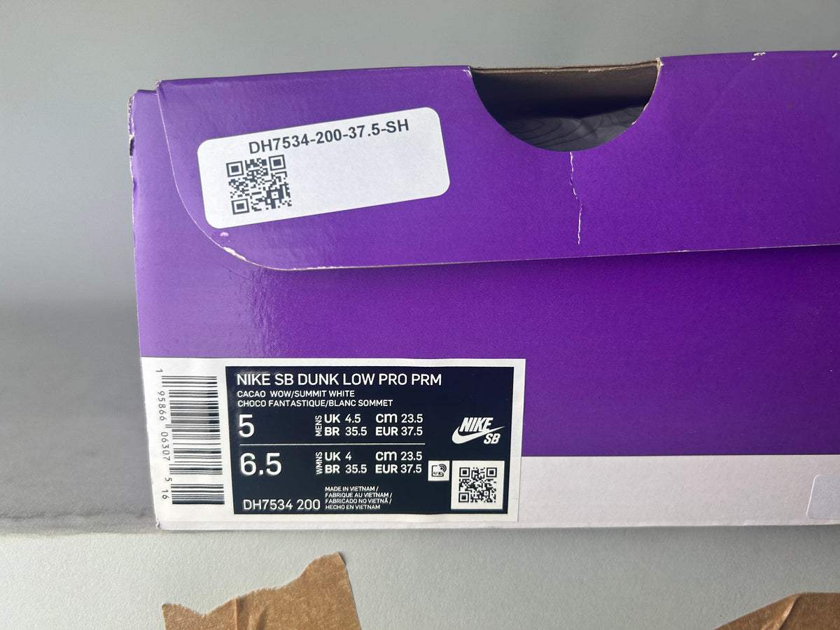 Nike SB Dunk Low Pro 'Praisley Brown' - Size 37.5 (ARCHIVE)