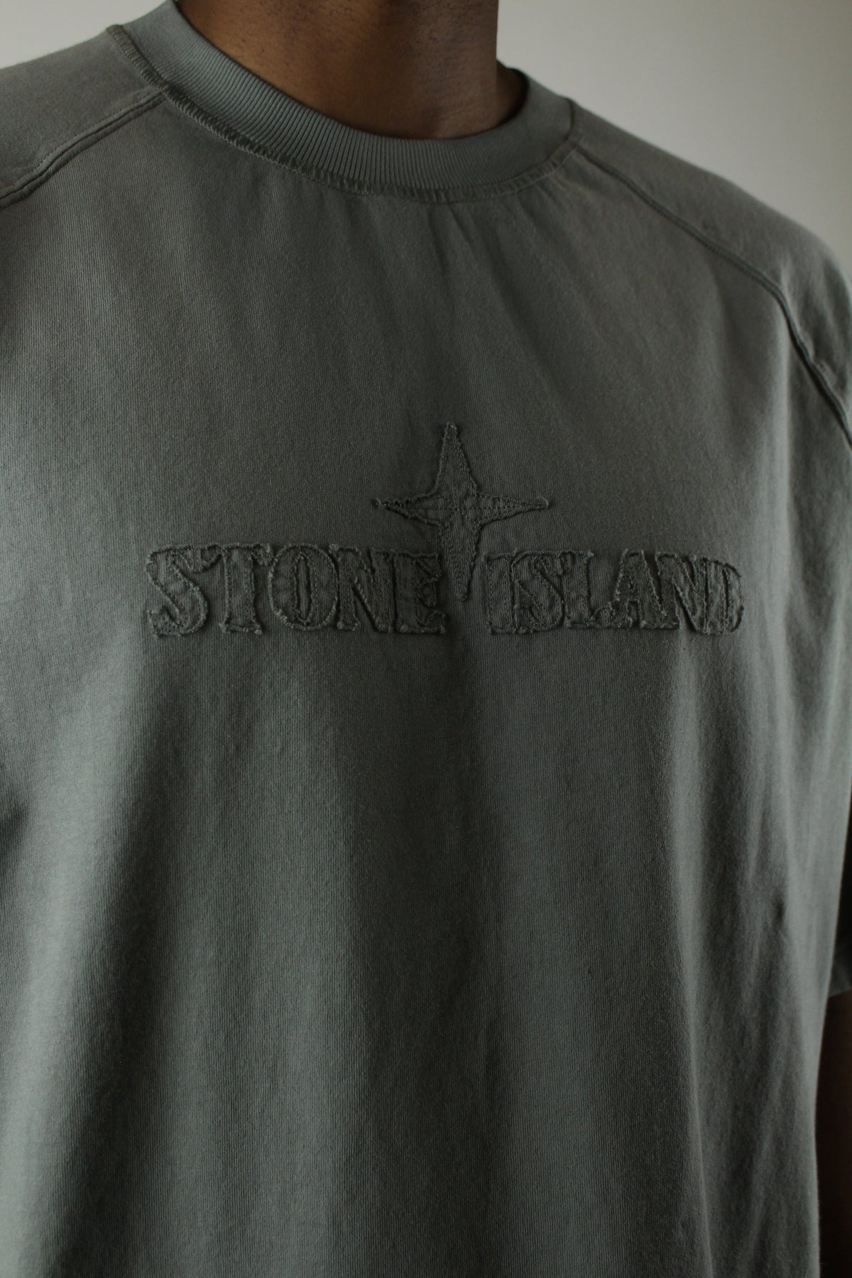 Stone Island Combed Organic Cotton Jersey 'Grey'
