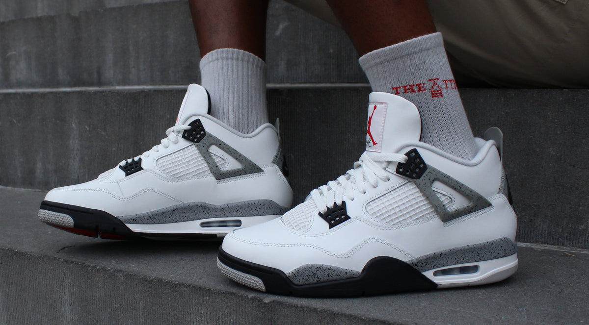 Air Jordan 4 Retro 'White Cement' (GS)