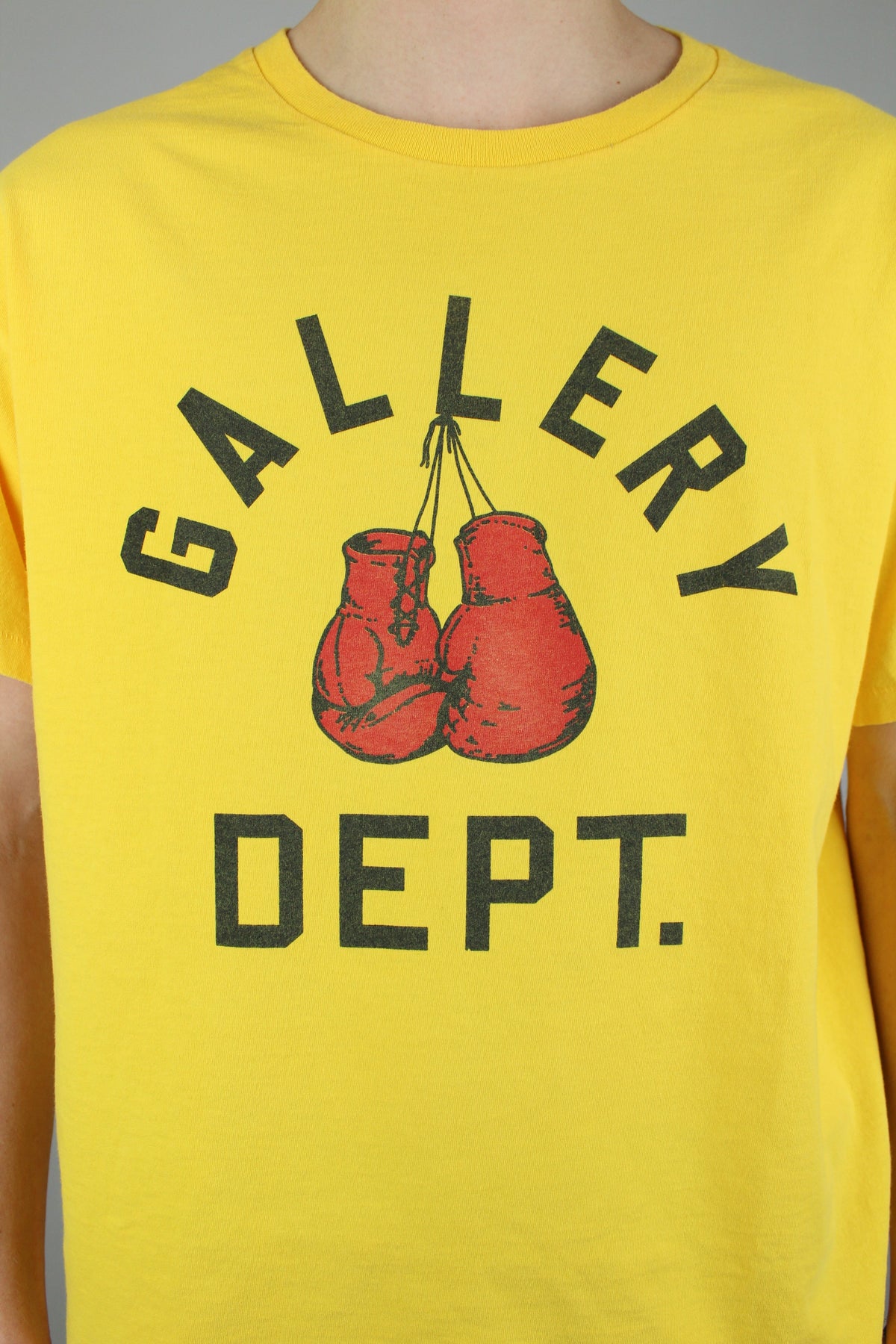 Gallery Dept. Boxing Merch Tee 'Gold Yellow'