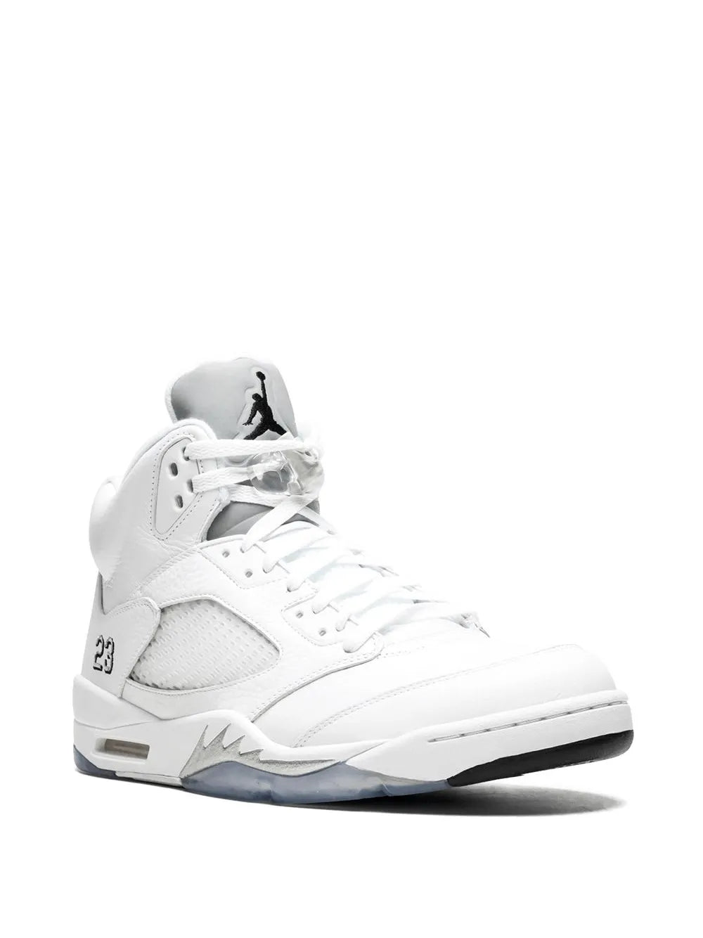 Air Jordan 5 Retro Metallic Silver Sneakers