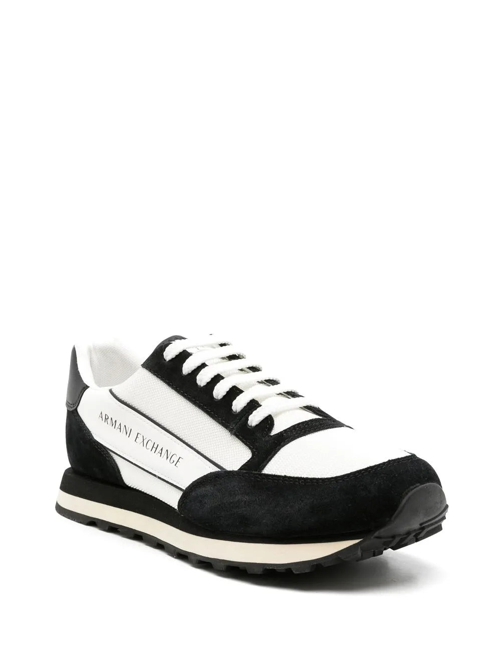 Armani Exchange Panelled Logo-Print Sneakers