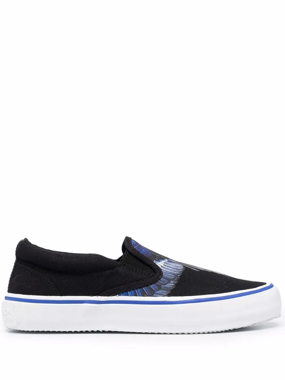 County Of Milan Wings-Print Slip-On Sneakers