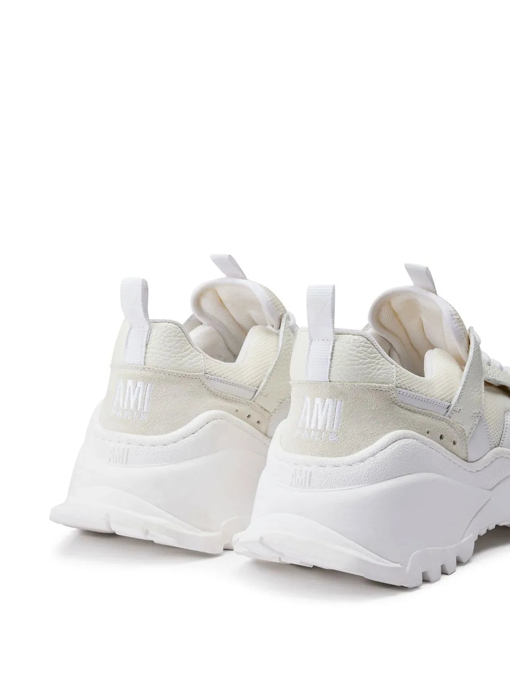 Ami Paris Panelled Low-Top Sneakers