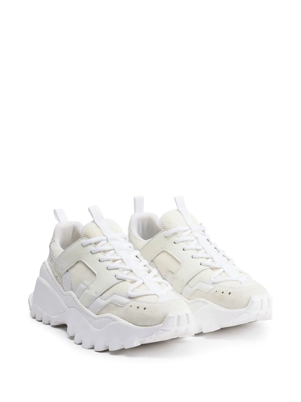 Ami Paris Panelled Low-Top Sneakers