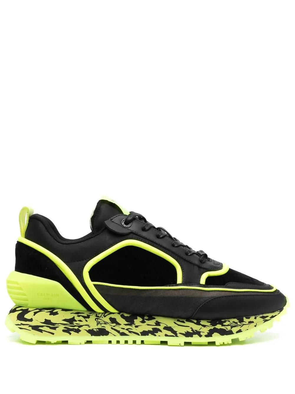 Balmain Contrast-Sole Low-Top Sneakers