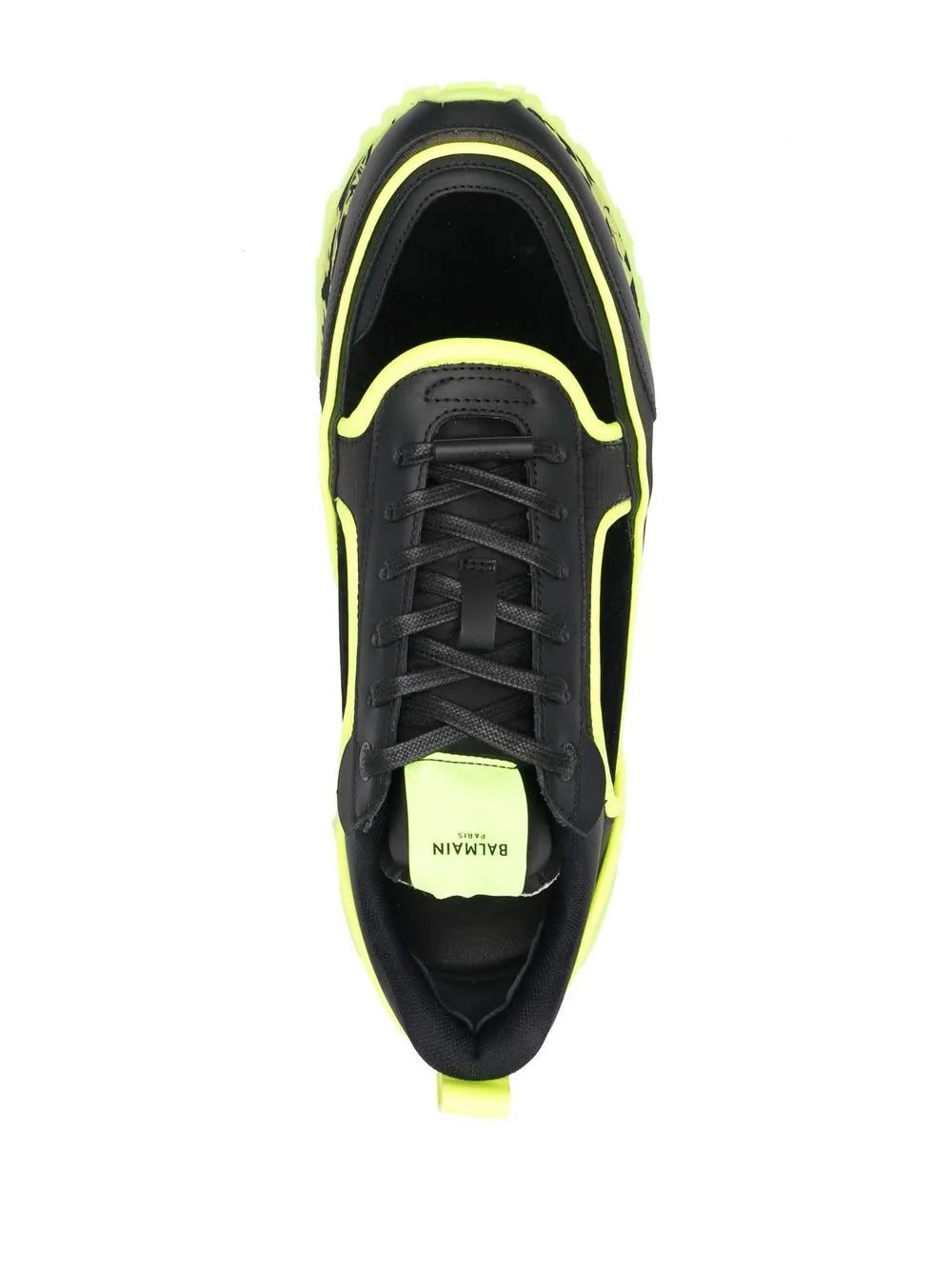 Balmain Contrast-Sole Low-Top Sneakers