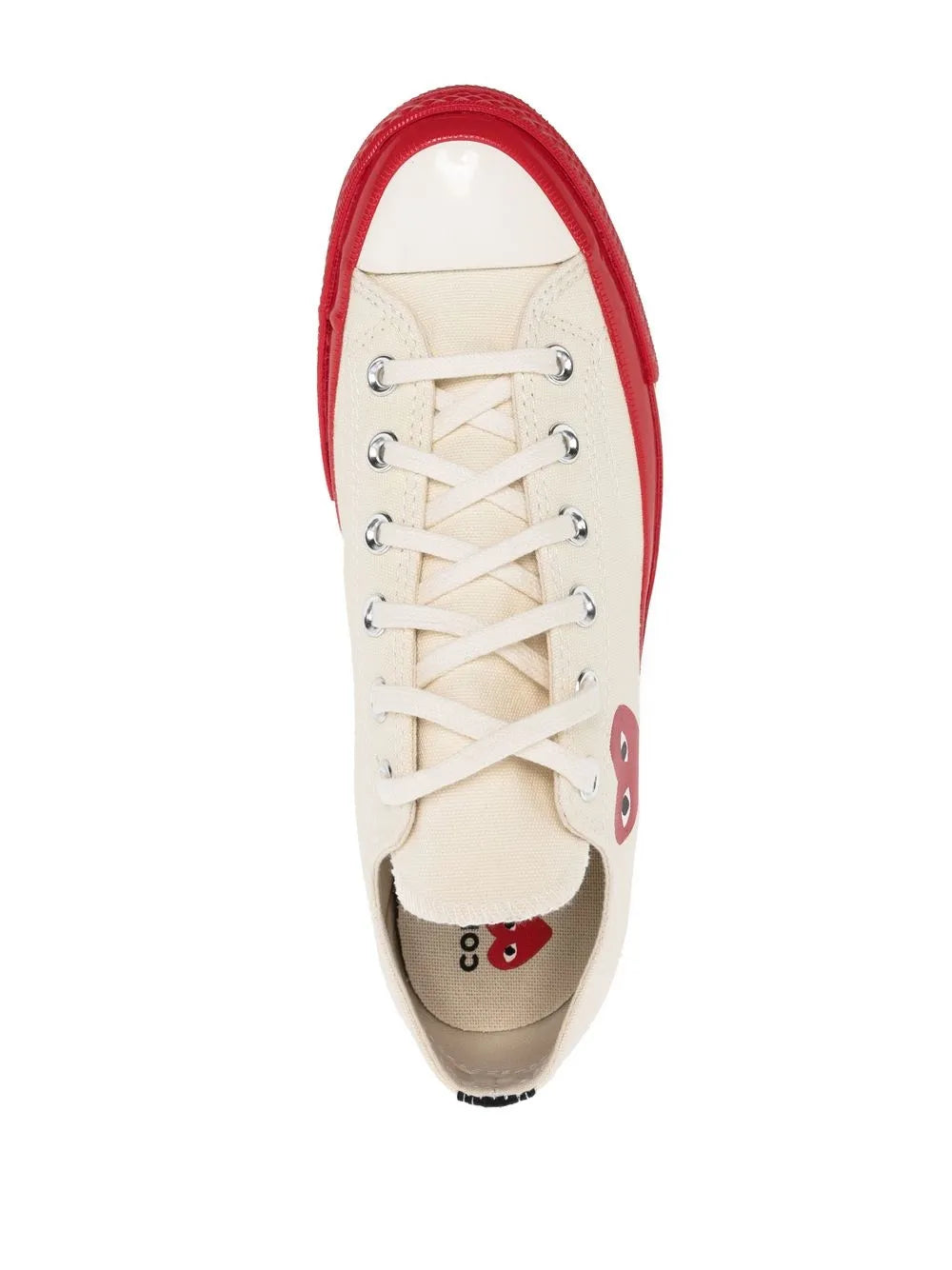 Comme Des Gar ns Play X Converse Chuck 70 Low-Top Sneakers