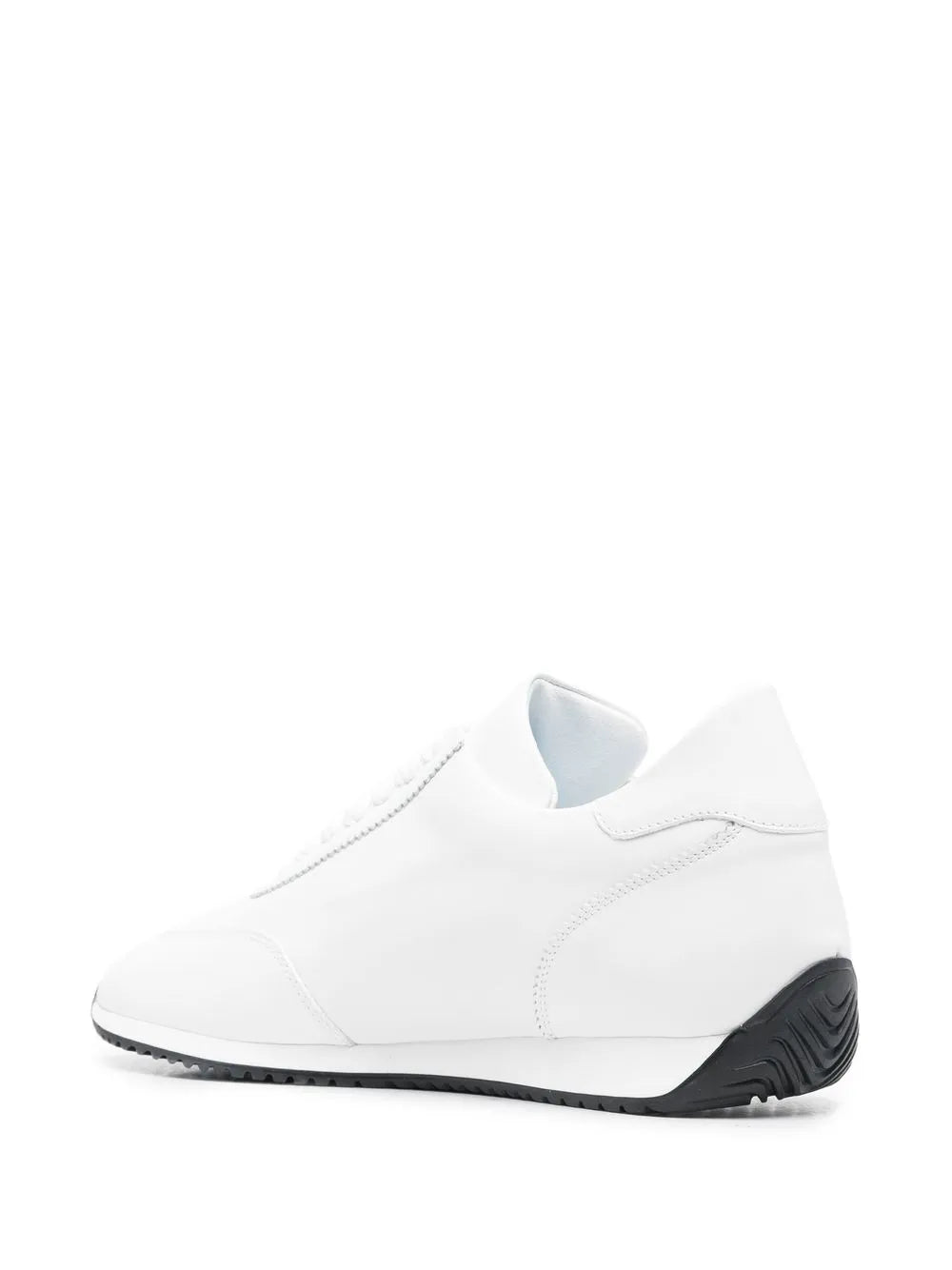 Billionaire Logo-Plaque Leather Sneakers