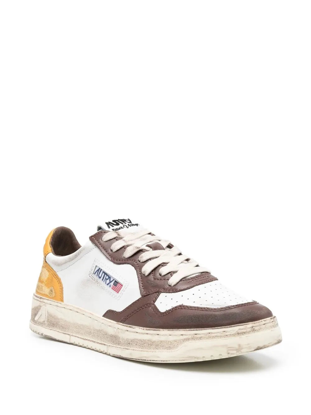 Autry Super Vintage Colour-Block Sneakers