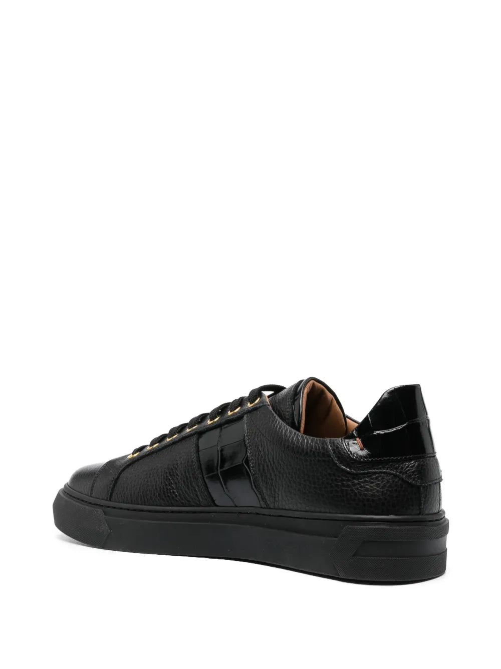 Billionaire Contrast-Detail Low-Top Sneakers