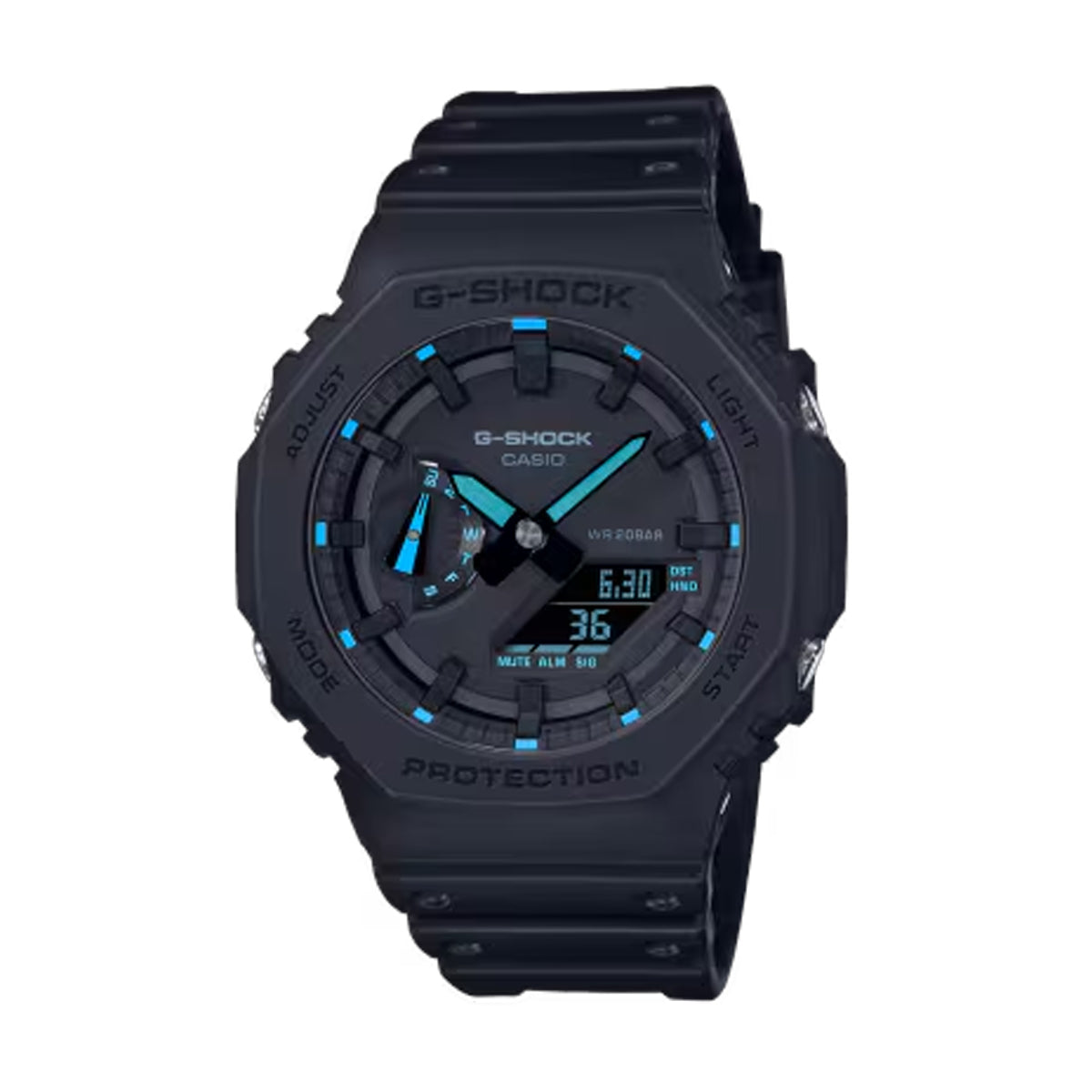 ANALOG-DIGITAL Neon Accent Series GA-2100-1A2