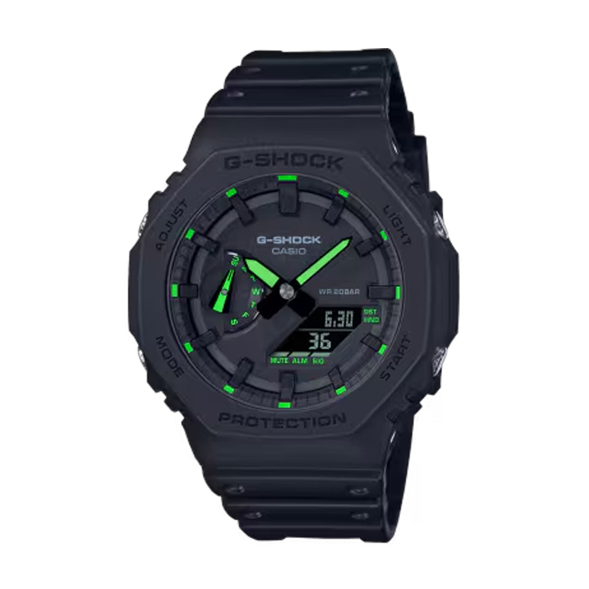 ANALOG-DIGITAL Neon Accent Series GA-2100-1A3