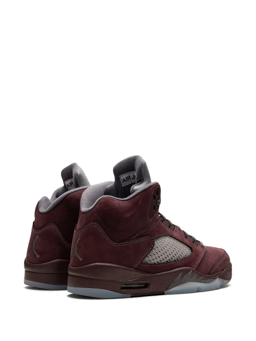 Air Jordan 5 Burgundy High-Top Sneakers