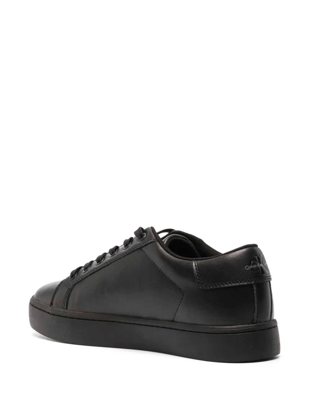 Calvin Klein Jeans Logo-Embossed Leather Sneakers