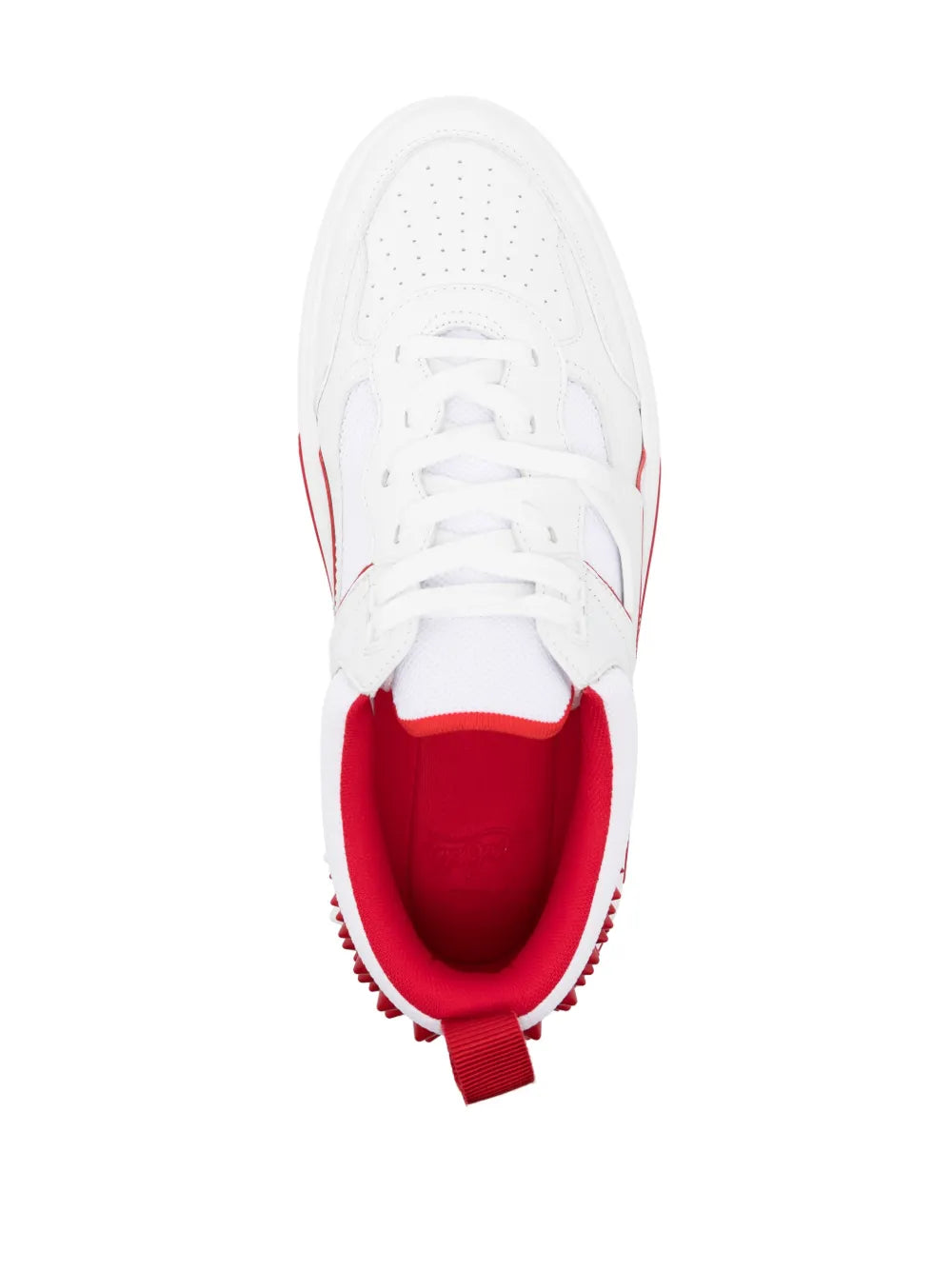 Christian Louboutin Spike Stud Panel Leather Sneakers