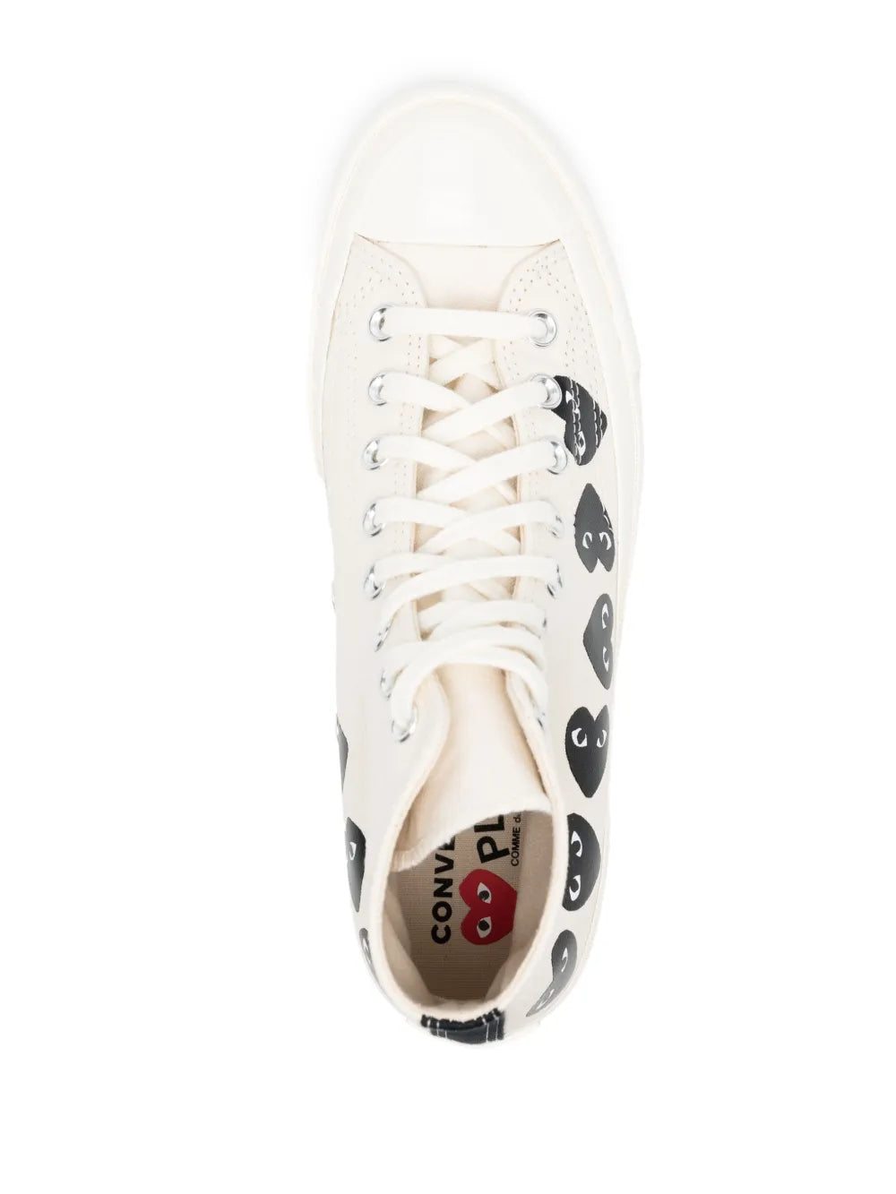 Comme Des Gar ns Play X Converse Chuck 70 High-Top Sneakers
