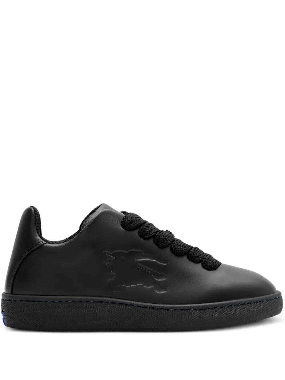Burberry Box Logo-Embossed Leather Sneakers