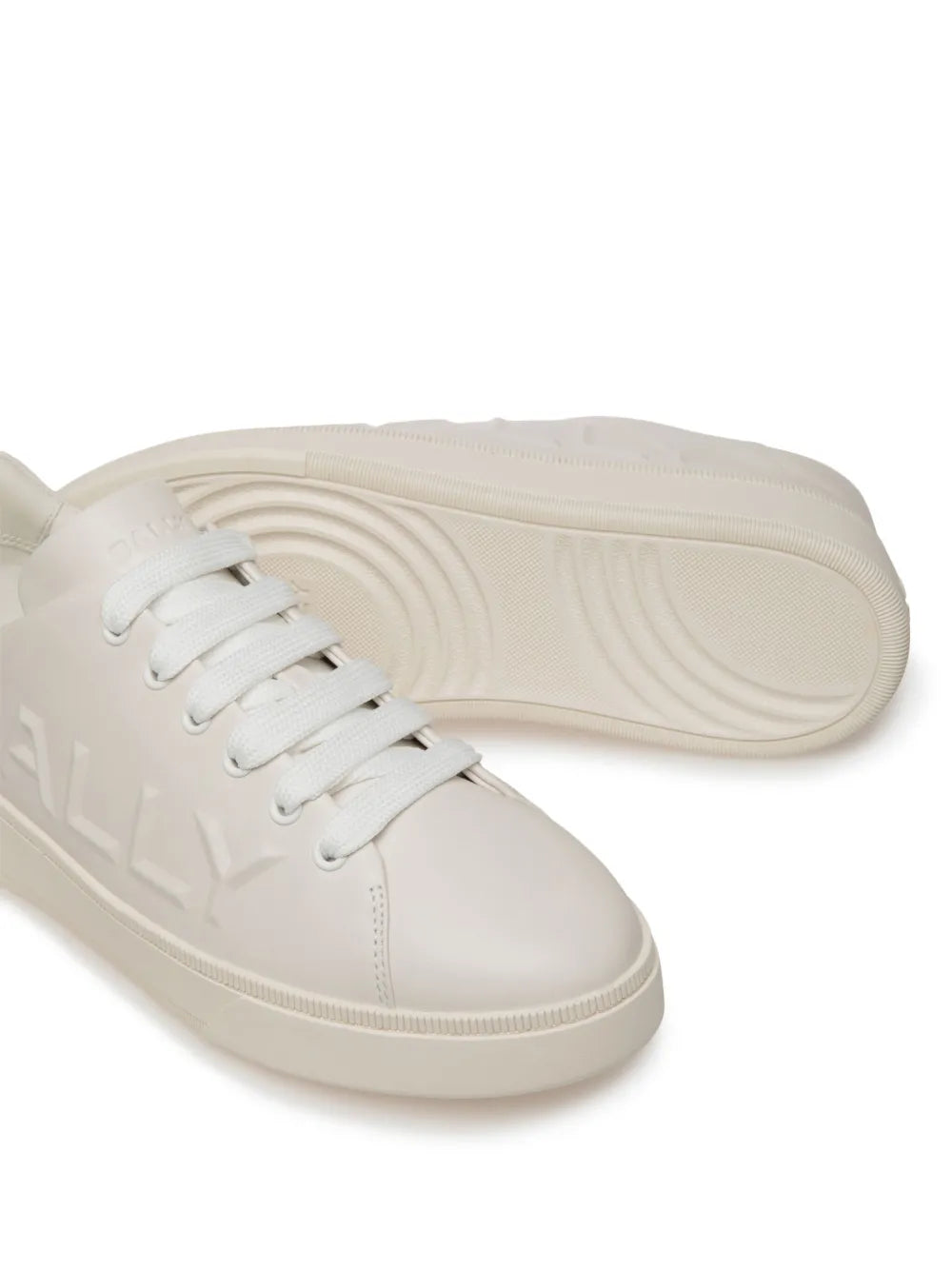Bally Raise Logo-Embossed Leather Trainers