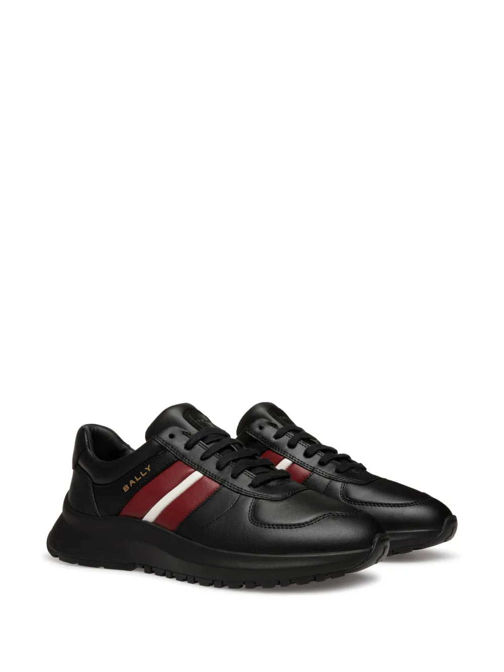 Bally Lace-Up Leather Sneakers