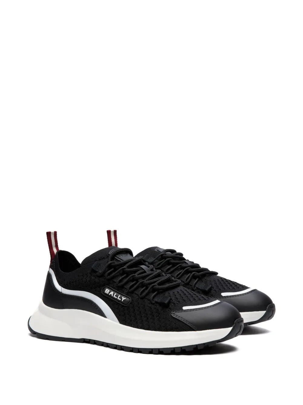 Bally Logo-Appliqu Mesh-Panelling Sneakers