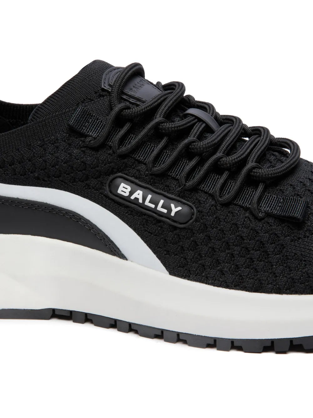 Bally Logo-Appliqu Mesh-Panelling Sneakers