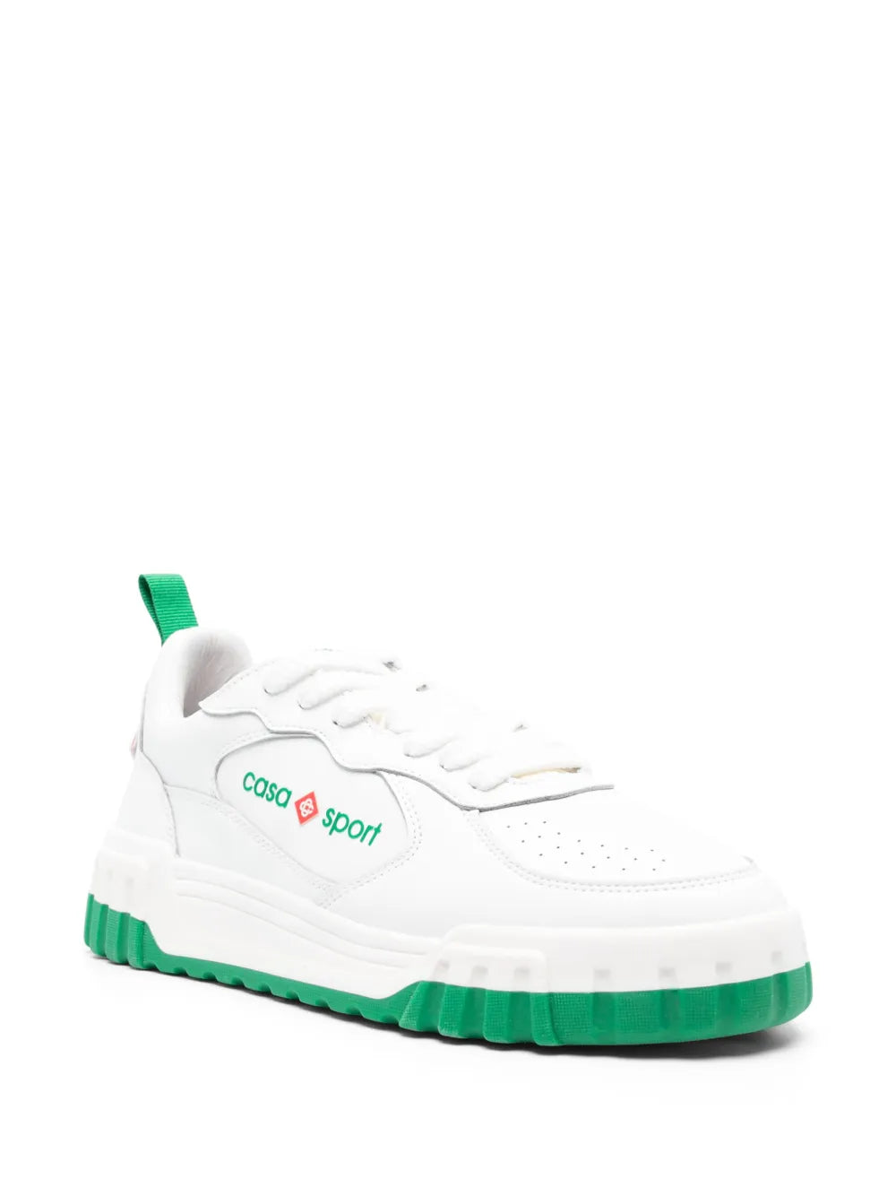 Casablanca Tennis Court Leather Sneakers