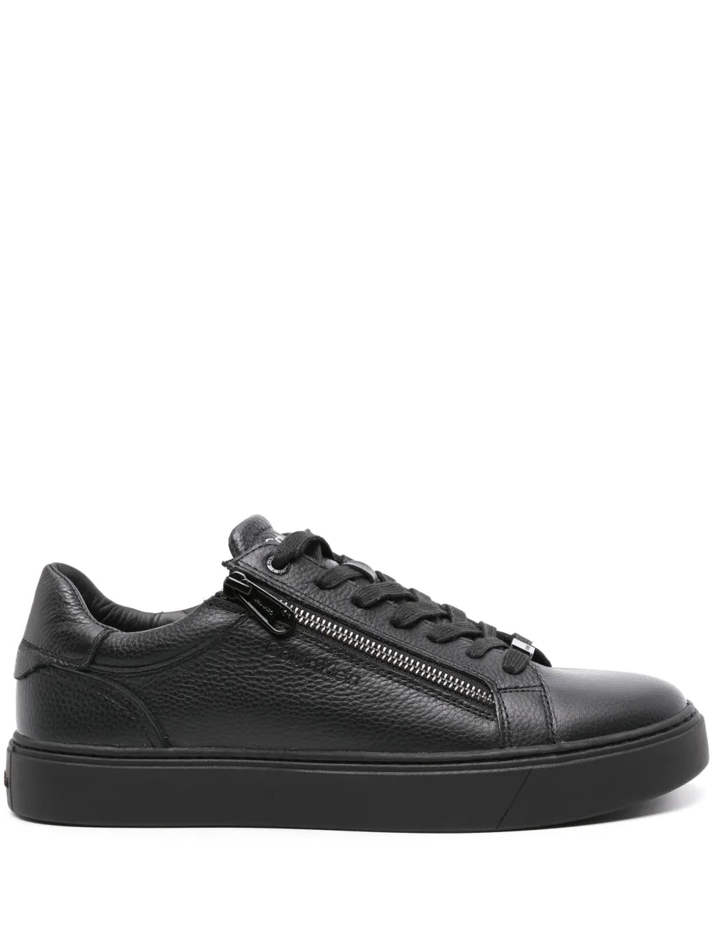 Calvin Klein Logo-Debossed Leather Sneakers