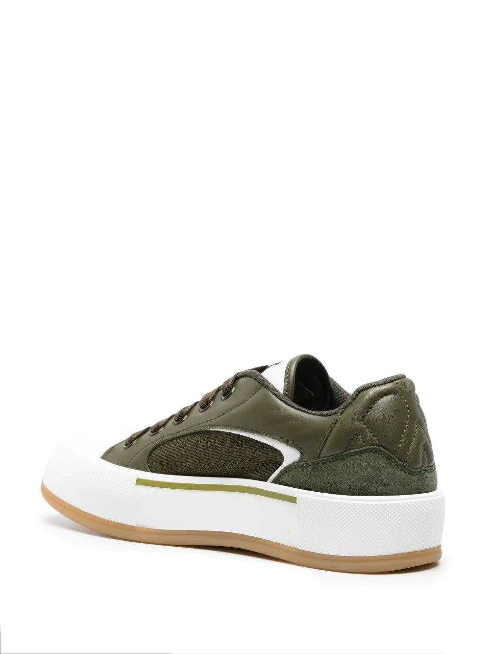 Alexander Mcqueen Deck Plimsoll Leather Sneakers