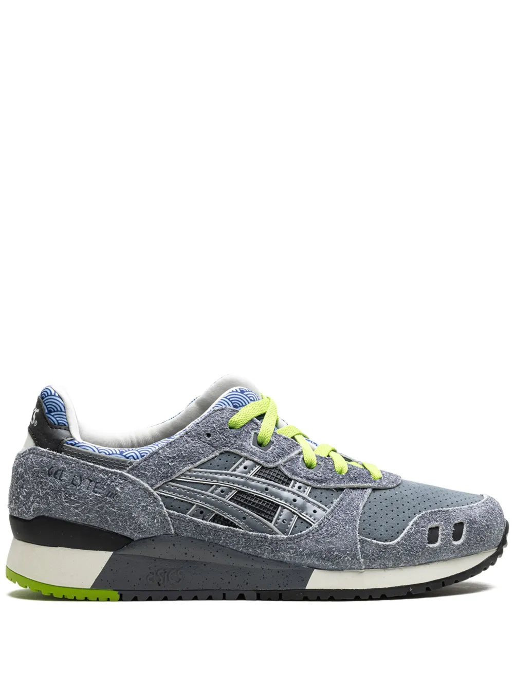 Asics Gel-Lyte  Iii Nice Kicks Castlerock - Castelrock/Navy/Lime Sneakers