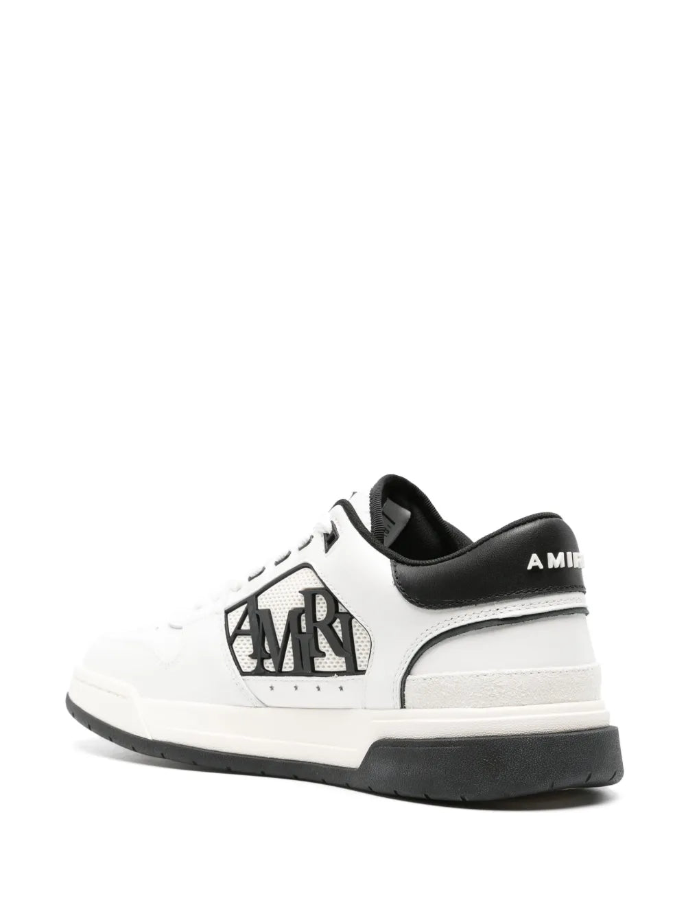 Amiri Logo-Embossed Leather Sneakers