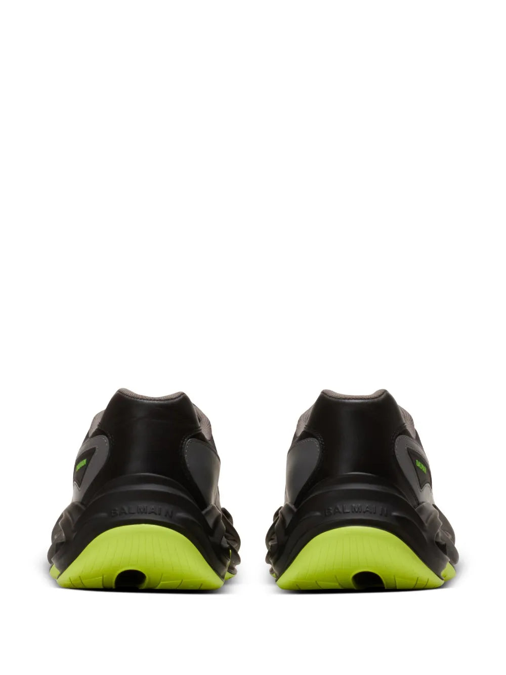 Balmain Run-Row Leather Sneakers