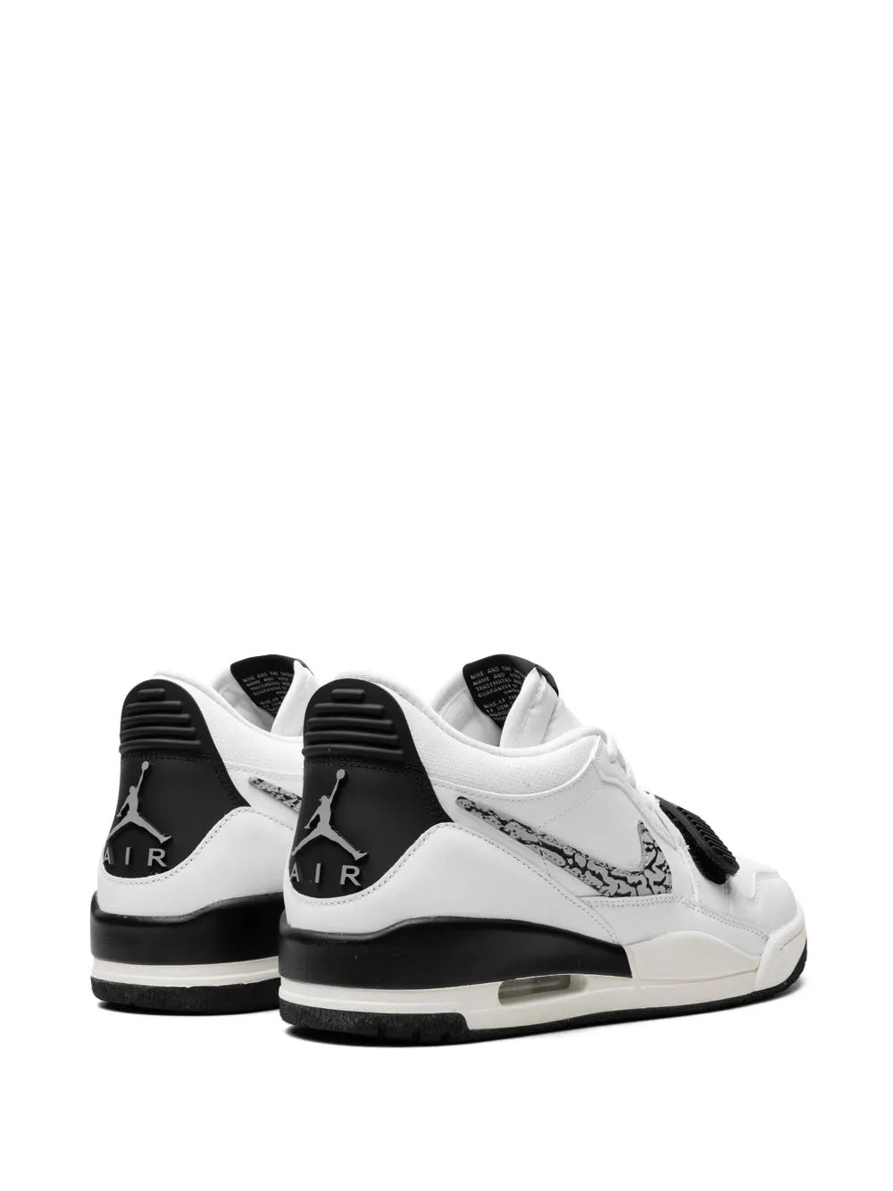 Air Jordan Legacy 312 Low White/Black/Elephant Swoosh Sneakers