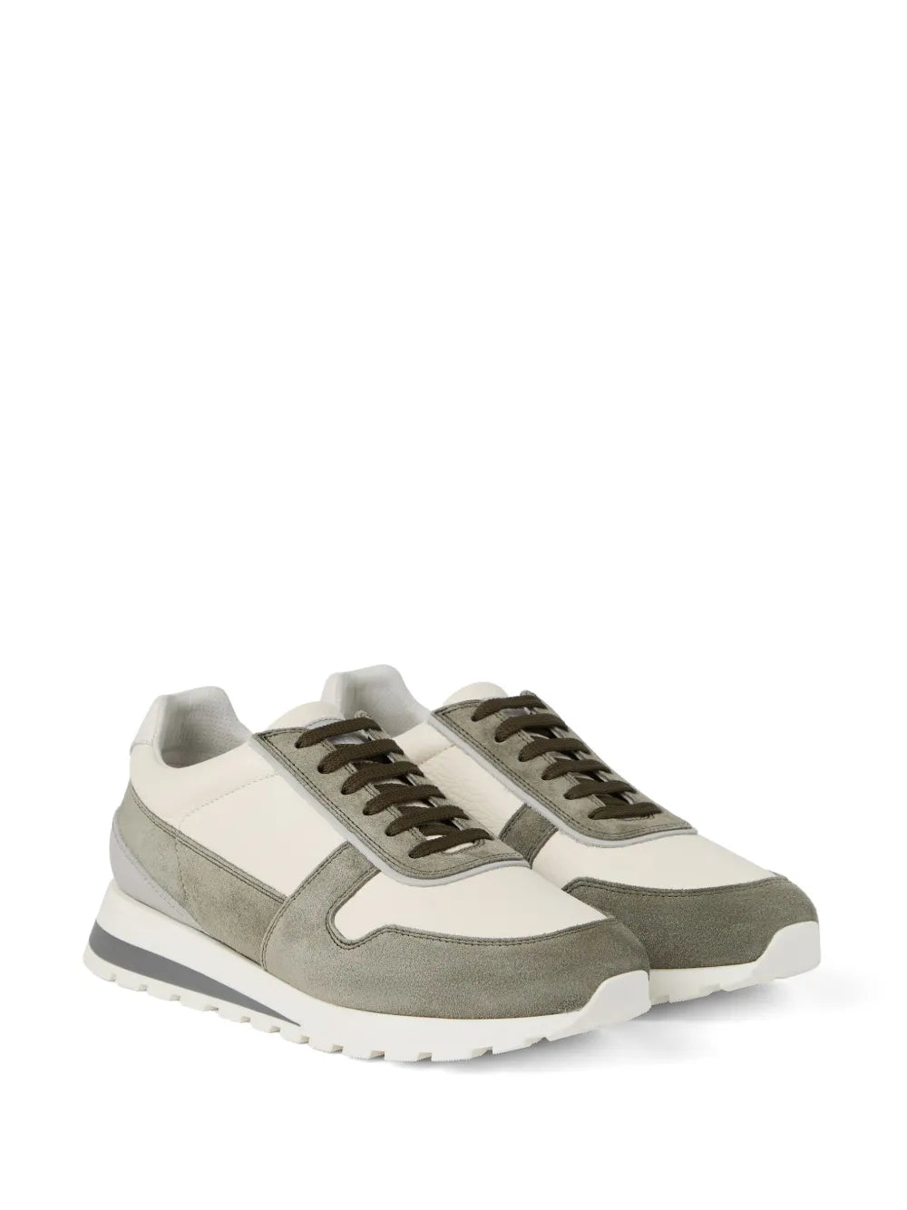 Brunello Cucinelli Colour-Block Panelled Trainers