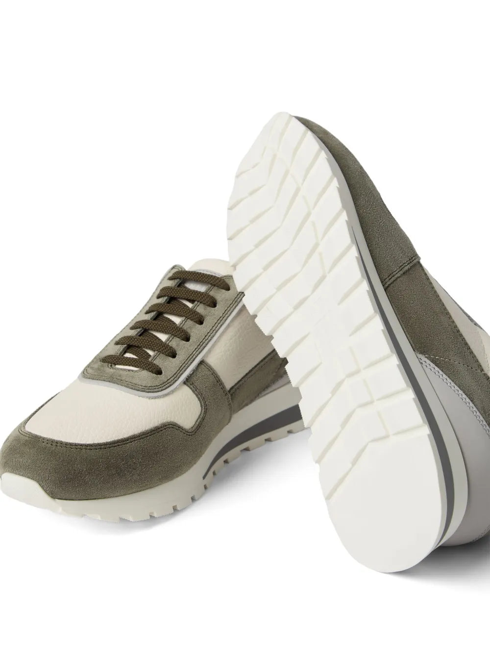 Brunello Cucinelli Colour-Block Panelled Trainers