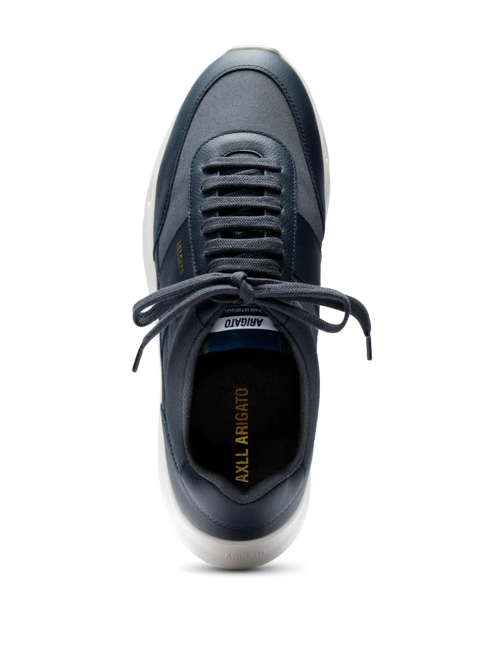 Axel Arigato Logo-Print Panelled Leather Sneakers