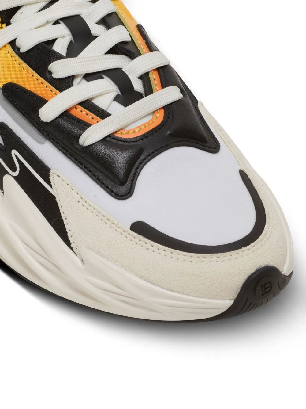 Balmain Run-Row Embossed-Logo Trainers