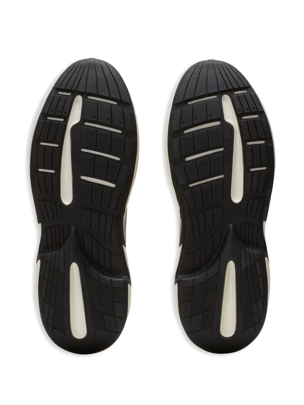 Balmain Run-Row Embossed-Logo Trainers