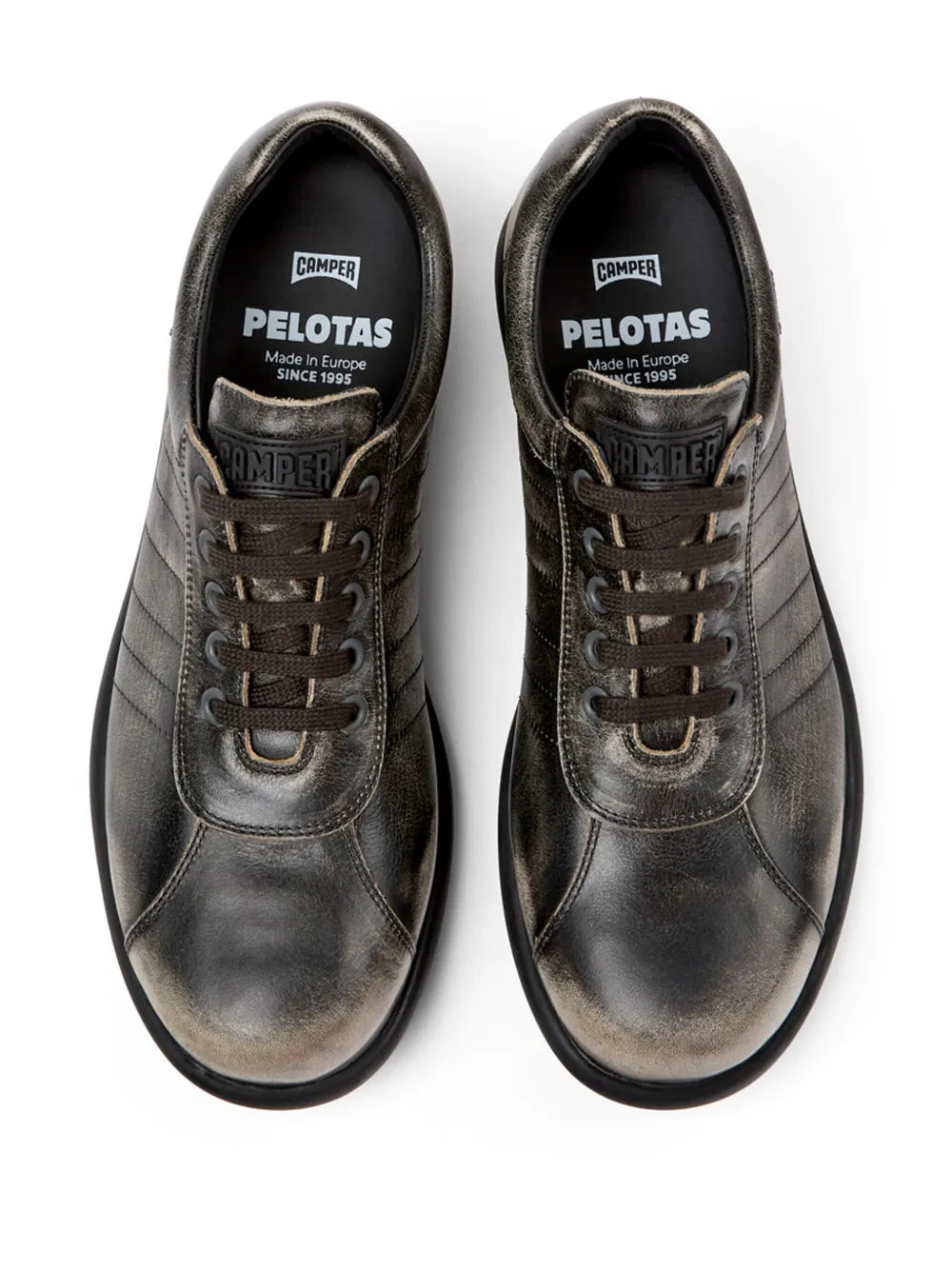 Camper Pelotas Ariel Distressed Leather Sneakers