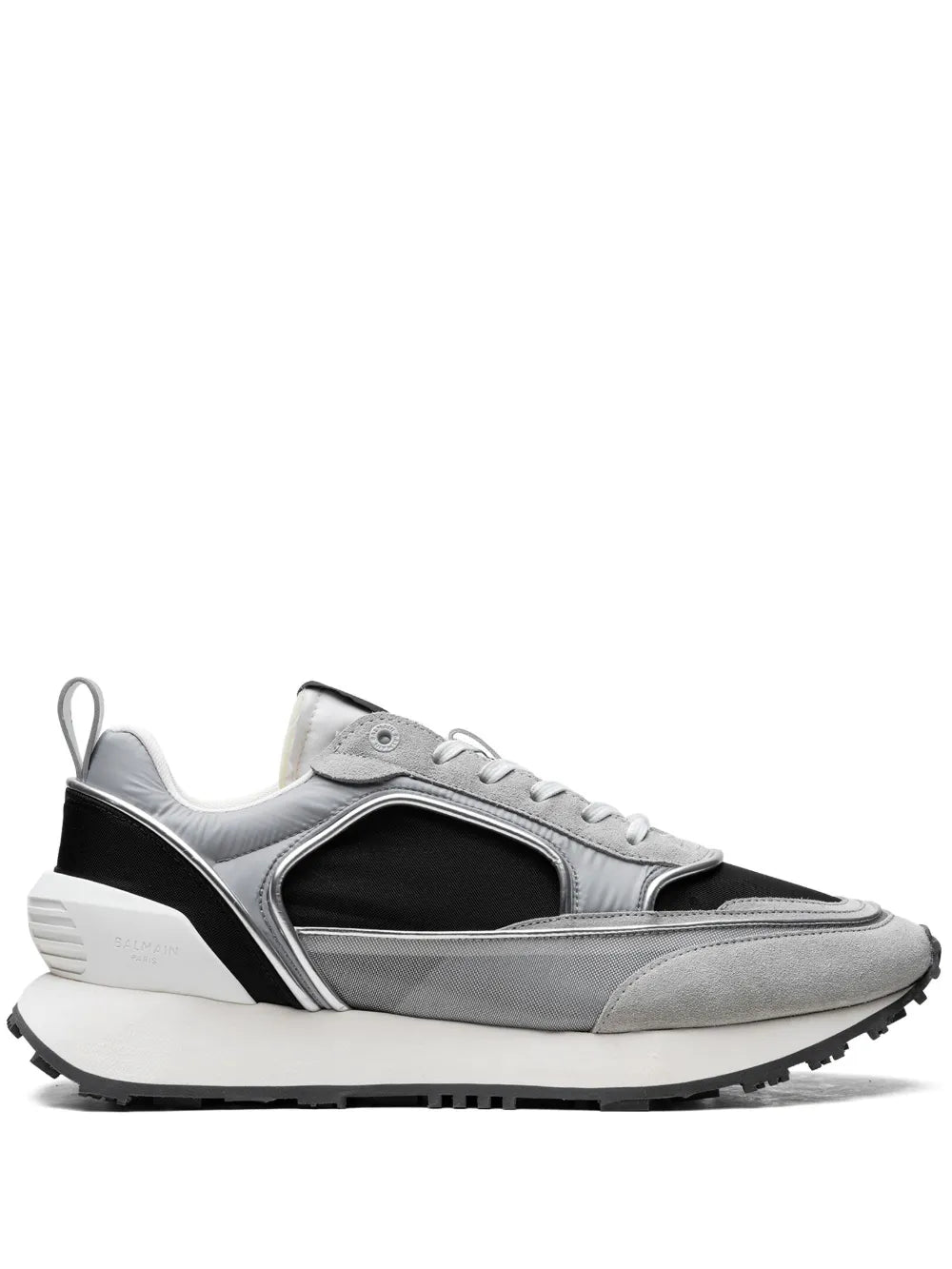 Balmain Meshed Silver Sneakers