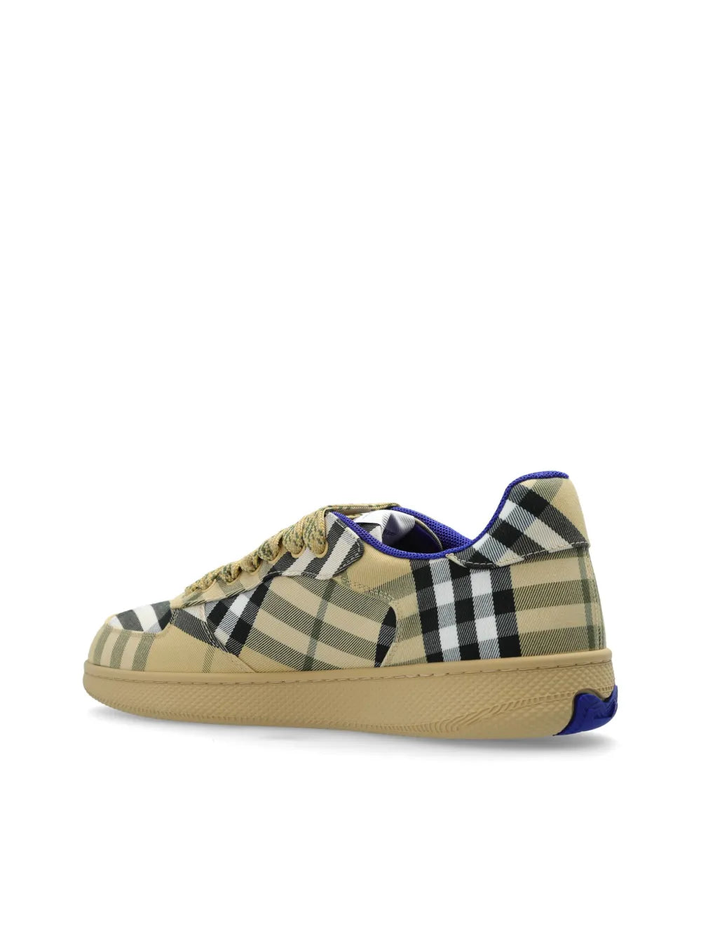Burberry Tartan Pattern Trainers