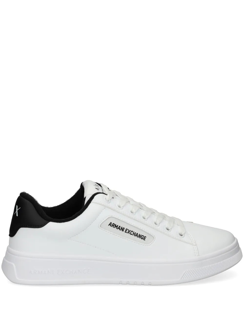 Armani Exchange Embroidered-Logo Sneakers