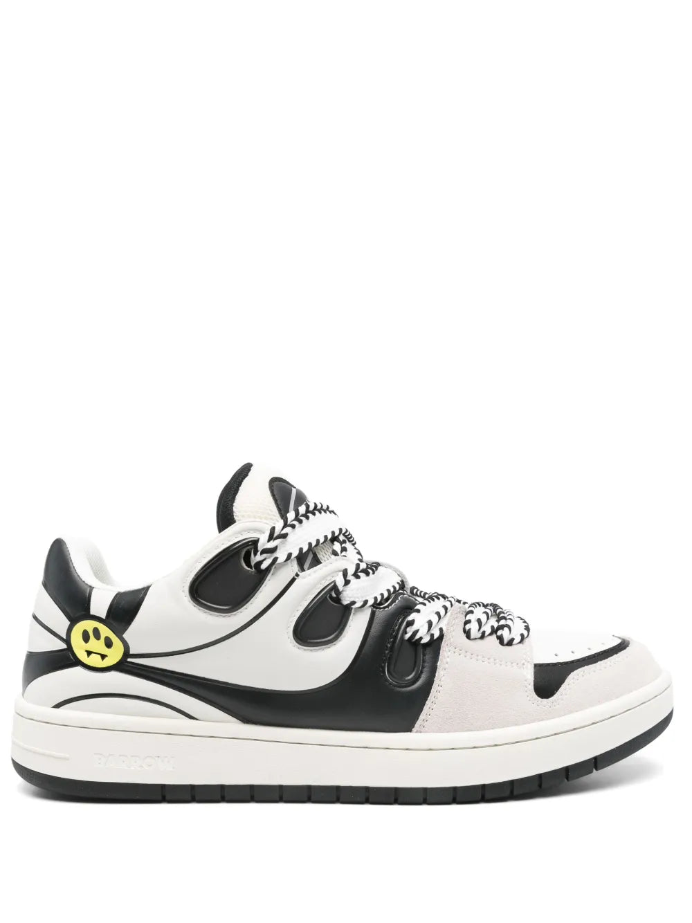 Barrow Ollie Panelled Leather Sneakers