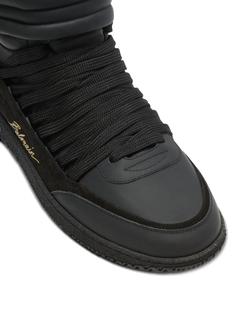 Balmain Leather-Panelled Trainers